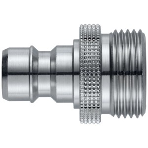 Raccord de tuyau Neomatic Pro en laiton, 3/4 pouce, avec clapet anti-retour pour robinetterie.