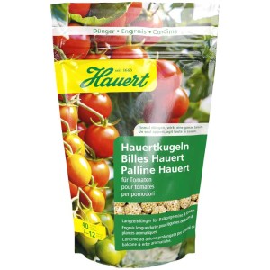 Hauert billes d'engrais longue durée pour tomates, 40 pièces en sachet.