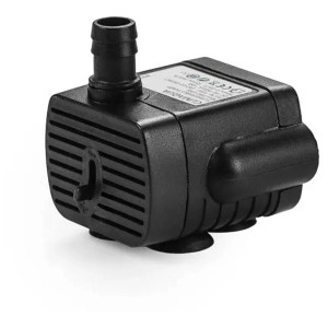 Pompa Climaqua Mini Pro USB per fontane da interno, pompa acqua nera compatta.