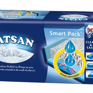 Catsan Litière pour chat Smart Pack 2 x 4 l