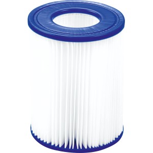 Cartuccia filtro misura II per pompa filtro piscina Bestway Steel Pro Max, bianco/blu