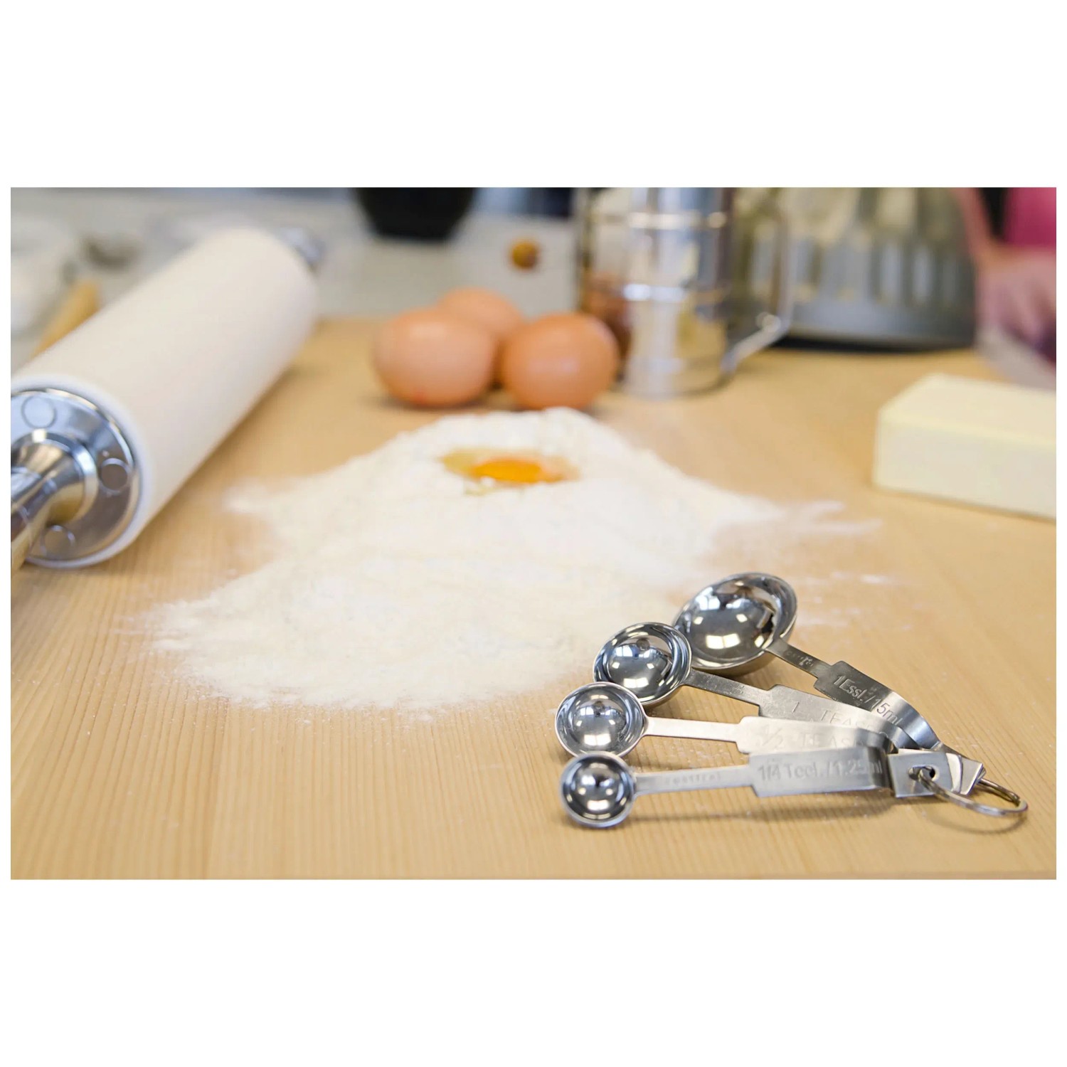 2 Cucchiai Dosatori In Acciaio Inox Da 5 Ml - Perfetti Per Caffè, Spezie E Cucina Di Precisione
