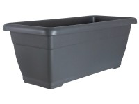 Geli Pflanztrog Plato Anthrazit (HxBxT) 32 x 37 x 80 cm