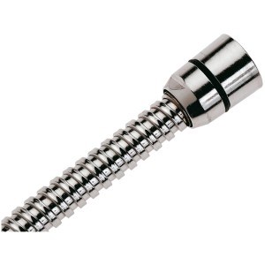 Flexible de douche Tiger Splash, métal chromé, 150 cm. Flexible pour douchette.