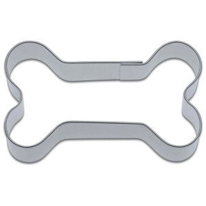 Knochen Ausstecher, 6,5 cm, aus Edelstahl. Ideal zum Backen und Basteln.