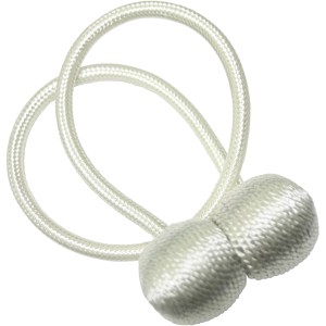 Gardinia Embrasse Flex-S, bianco, set da 2 con chiusura magnetica per tende.