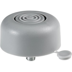 Pattino per mobili Hettich grigio Ø 50 mm con regolazione interna, portata fino a 100 kg.