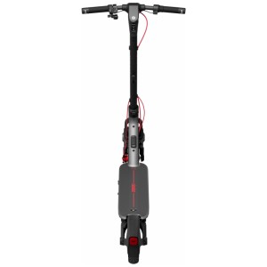 Segway E-Scooter Ninebot F3 D nero, vista dall'alto. Scooter elettrico compatto e pieghevole per adulti.