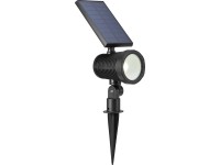 LED-Solar-Spot Schwarz (HxBxT) 35 x 9,4 x 22,5 cm