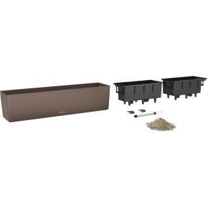 Lechuza Balconera Color 80 Muskat, jardinière de 79 cm avec accessoires.