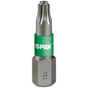Spax Bit T-Star plus T 20 pour vis à empreinte T-Star.