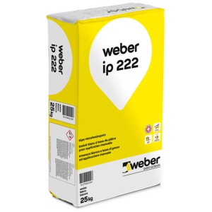 Sac de Weber Gips-Handweissputz IP 222, 25 kg, pour enduit intérieur et lissage.