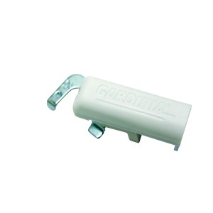 Gardinia Supporto a morsetto per tende veneziane, confezione da 2, metallo, bianco. Per montaggio senza forare.