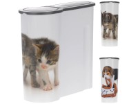 Tierfutterdose Polypropylen 4,2 l / assortiert / 1 Stk.