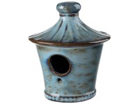 Vogelhaus Nido Terrakotta glasiert assortiert Ø 17 cm / Höhe 20 cm / 1 Stk.