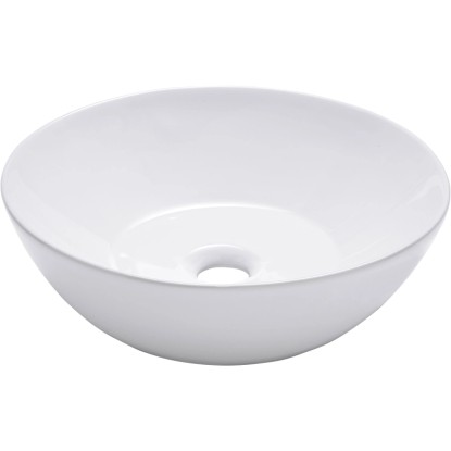 Schöner Wohnen Lavabo da appoggio Beco ceramica Bianco Ø 38 cm