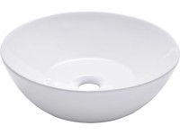 Schöner Wohnen Aufsatzwaschbecken Beco Keramik Weiss Ø 38 cm Schöner Wohnen Aufsatzwaschbecken Beco Keramik Weiss Ø 38 cm