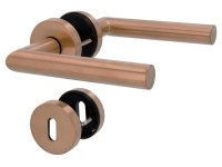 Alpertec Türbeschlag Fairl-R BB Edelstahl Kupfer Ø 52 mm Alpertec Türbeschlag Fairl-R BB Edelstahl Kupfer Ø 52 mm