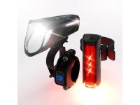 Fischer LED-Akku-Beleuchtungsset Fahrrad 100 lx