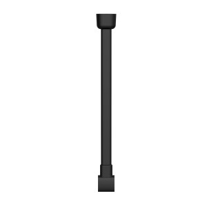 Support de plafond noir Schöner Wohnen Jete (57 cm) pour stabiliser les barres de douche.