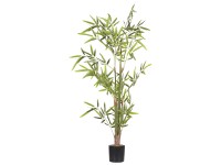 Kunstpflanze Bambusa Vulgaris im Blumentopf Ø 9 cm / Höhe 100 cm