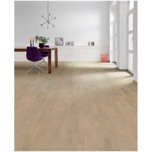Heller Living by Haro Parkett Schiffsboden Eiche Grey im Wohnraum.