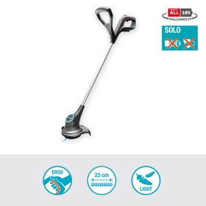 Gardena Tagliabordi a batteria SmallCut 23/18V Solo: tagliabordi leggero per bordi prato, senza batteria.