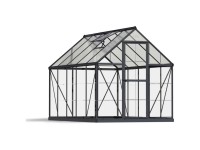 Gewächshaus Hybrid Grün (HxBxT) 208 x 185 x 306 cm