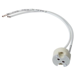Douille halogène Paulmann 12V, céramique naturelle, pour culot G4, GX5.3, GY6.35.