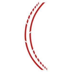 Foliatec liserés de jantes rouge racing pour jantes de moto.