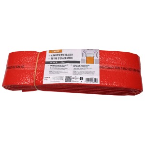 Tuyau d'évacuation Climapor PE DN50, 2,5 m, rouge, pour la protection contre les dommages et l'isolation phonique.