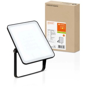 Ledvance LED-Außenstrahler Essential, 20W, Schwarz, Warmweiß, mit Verpackung.