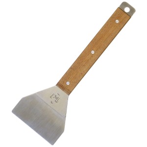 Feu du Jardin Grattoir de nettoyage Cleano acier inox / bois 36 x 12 x 2,5 cm