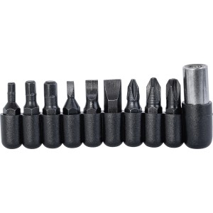 Jeu de 9 embouts pour couteau multifonction LUX 12en1, divers accessoires de vissage.