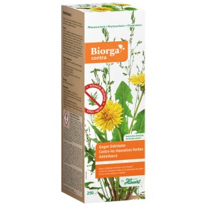 Hauert Biorga Contra diserbante concentrato 250ml per il controllo delle erbacce.