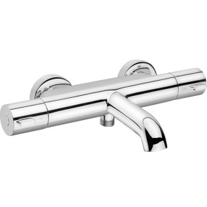 Miscelatore termostatico per vasca da bagno baliv WA-5030 cromato con due manopole.