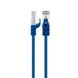 Cavo di rete blu Schwaiger CAT8 (S/FTP) con connettore in metallo, lunghezza 10 m per computer e multimedia.