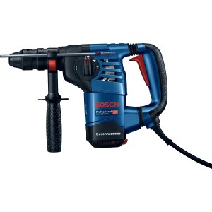 Marteau perforateur bleu Bosch Professional GBH 3-28 DFR avec mandrin SDS-Plus.