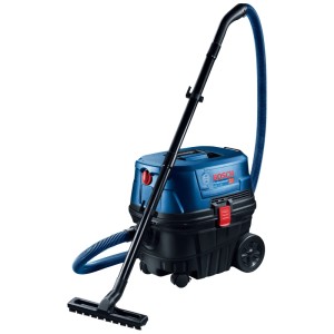 Aspirateur eau et poussière Bosch Professional GAS 12-25 PL, bleu et noir.