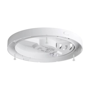 Platine de montage blanche Eglo pour plafonnier Expert Castagneto, vue de dessous avec vis.