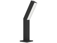 Eglo LED-Sockelleuchte Ugento Aluminium Stahl Schwarz (HxBxT) 36 x 40 x 14,5 cm