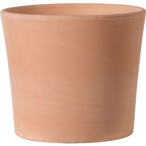 Vaso per piante Deroma Cilindrico, Ø 20 cm, terracotta bianco sporco, classico ed elegante.
