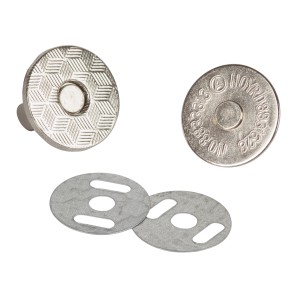 Set di chiusure magnetiche Fix-o-moll, color argento, per la casa e il fai da te.