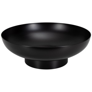 Braséro Nouvel Elegante en acier noir, Ø 40 cm, pour jardin et terrasse.