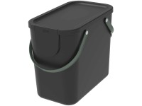 Rotho Müllsystem Albula Schwarz 25 l