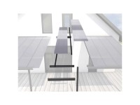 Terrassendach-Erweiterung Anthrazit 306 x 120 cm