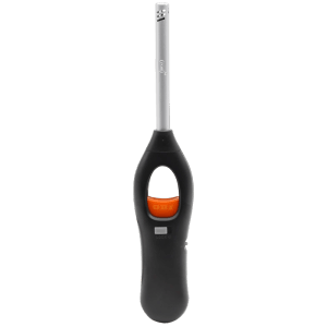 Accendino a stelo nero OBI BB-3 NT ricaricabile per accendifuoco.