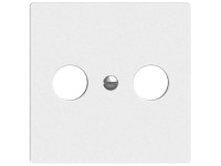 Feller Frontplatte EdizioDue Radio/TV Weiss Feller Frontplatte EdizioDue Radio/TV Weiss