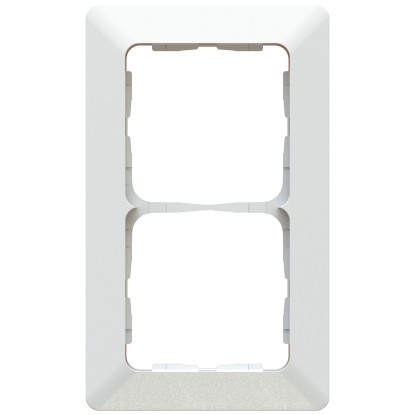 Abdeckrahmen Modino Priamos mit Designprofil Weiss 150 x 90 mm