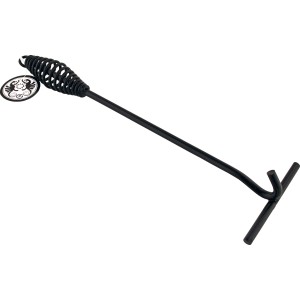 Alzacoperchio Petromax in acciaio nero per pentola olandese, utensile per grill.